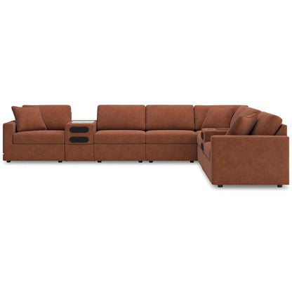 Modmax 8-Piece Sectional with Double Audio Console