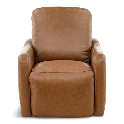 Brea Leather Power Swivel Recliner