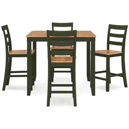 Gesthaven 5-Piece Counter Height Dining Set