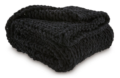 Ashely Chaddon Throw Black