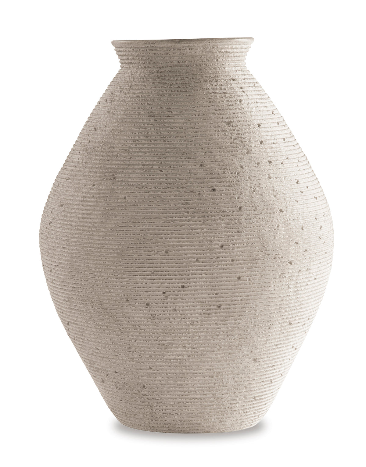 Ashley Hannela Vase 12" Tan