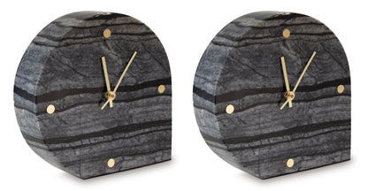 Ashley Janmour Table Clock (Set of 2)