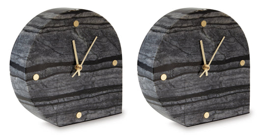 Ashley Janmour Table Clock (Set of 2)