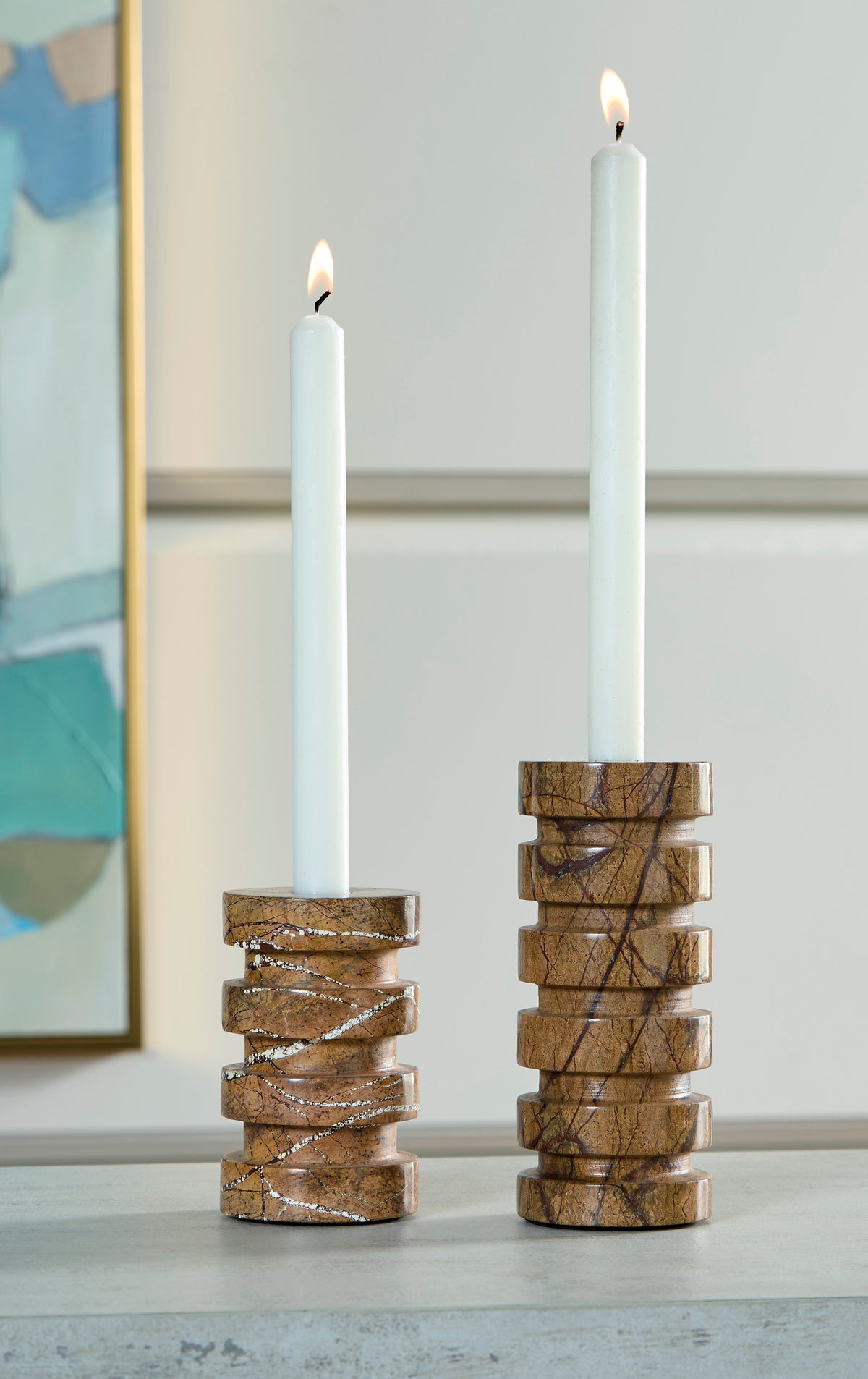 Ashley Emsleyfield Candle Holders (Set of 2)