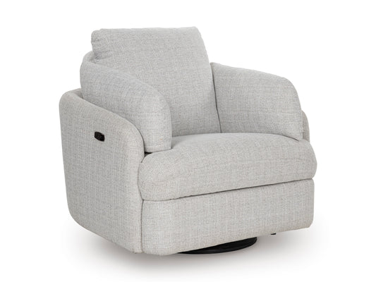 Alainmont Next-Gen Nuvella Swivel Power Recliner - alternate view