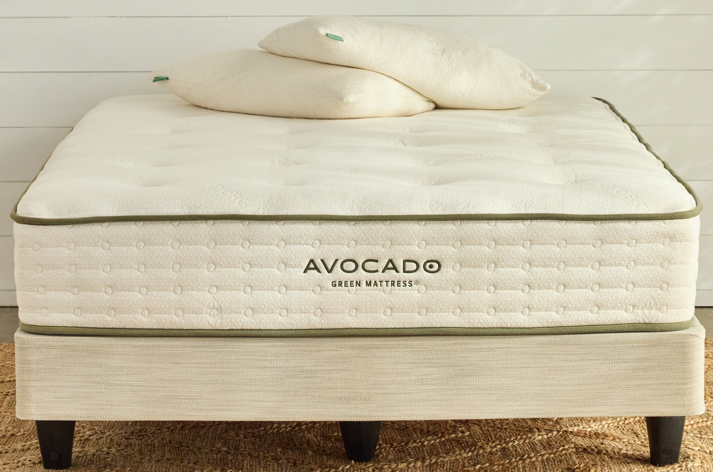 Avocado Green Foundation with Dark Brown Legs