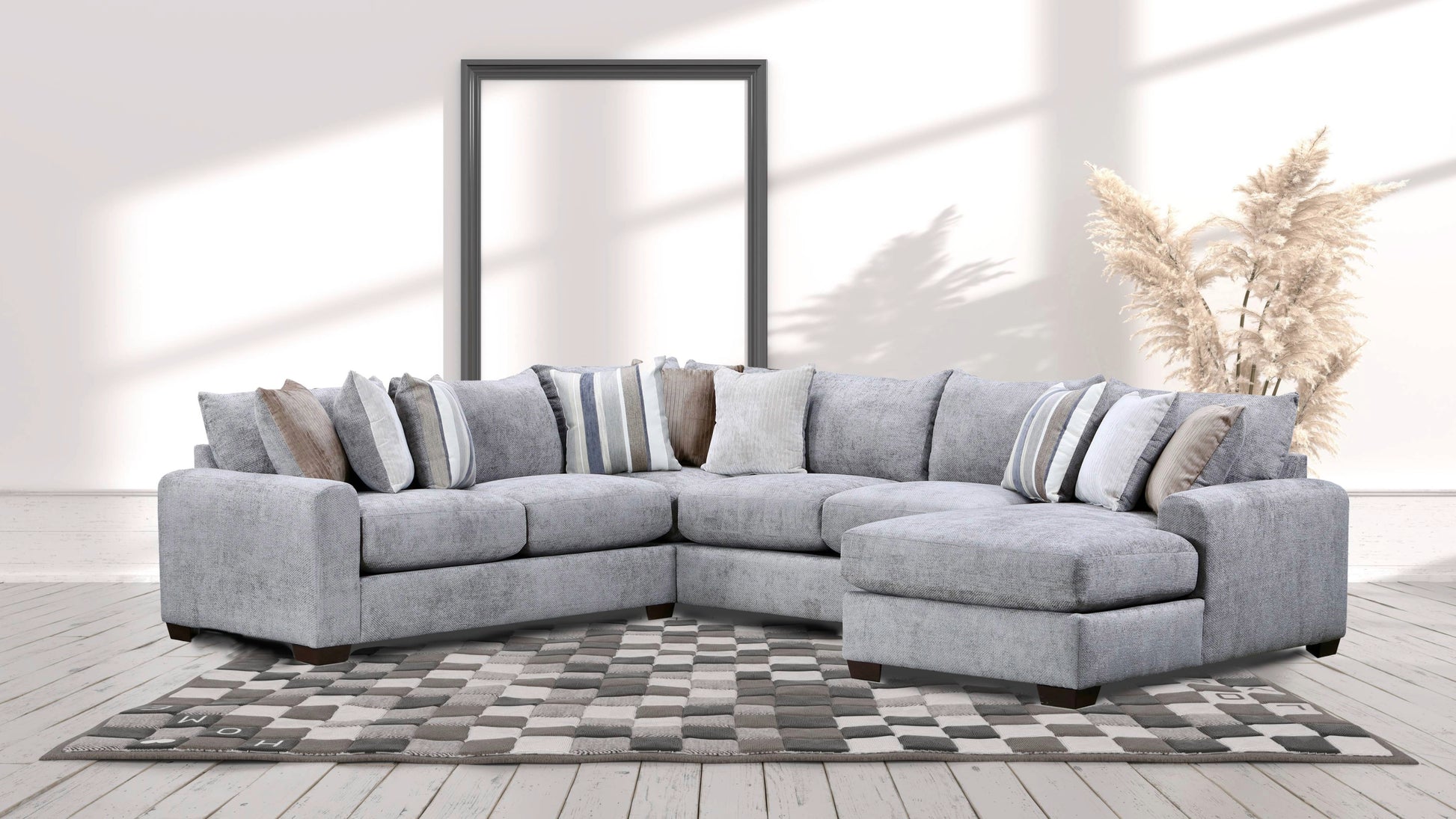 Jacqueline 3-Piece Sectional Chaise