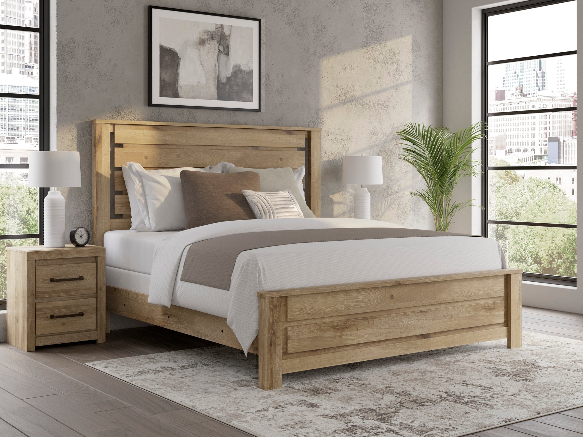 Brozmont Panel Bed