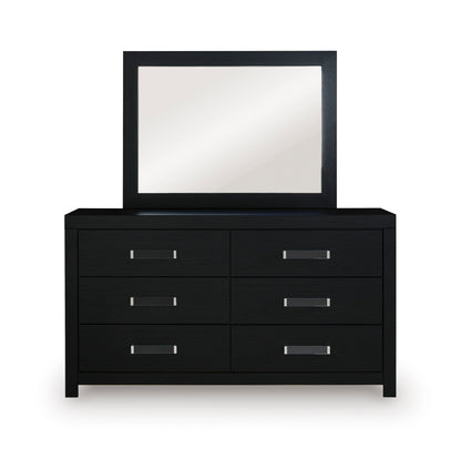 Ashley Raechalla Dresser and Mirror Black