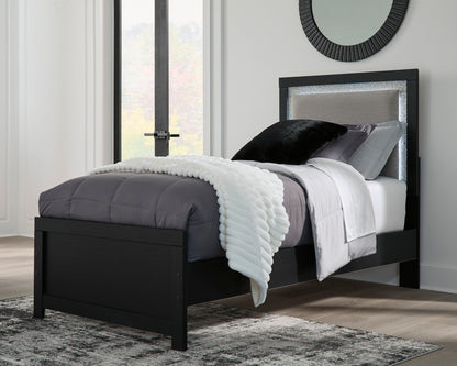 Raechalla Upholstered Panel Bed