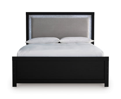 Raechalla Upholstered Panel Bed