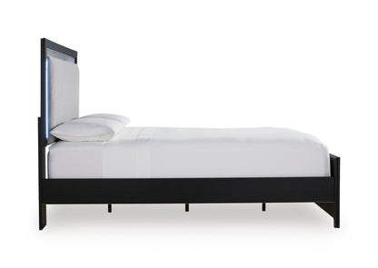 Raechalla Upholstered Panel Bed