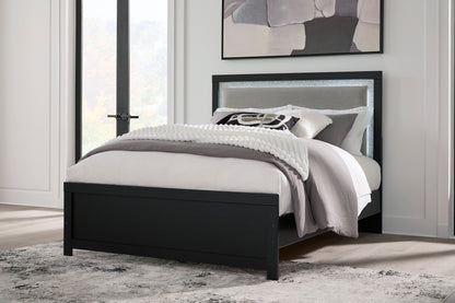 Raechalla Upholstered Panel Bed