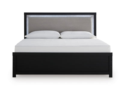Raechalla Upholstered Panel Bed