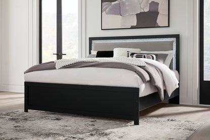 Raechalla Upholstered Panel Bed