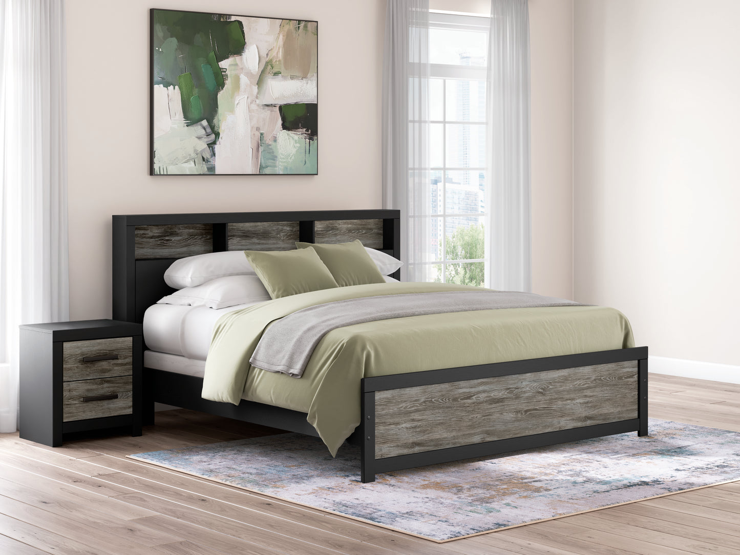 Ashley Jonnifer Bookcase Panel Bed