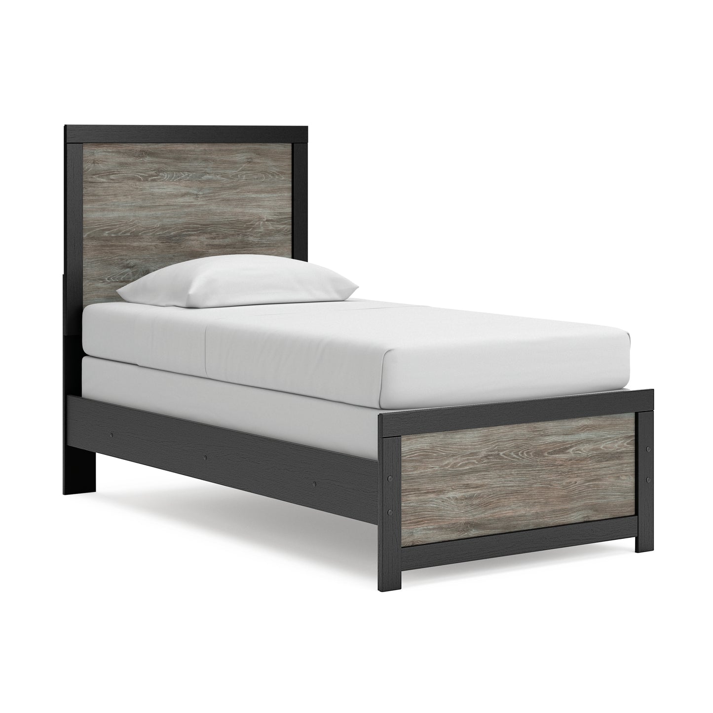 Jonnifer Twin Panel Bed Black