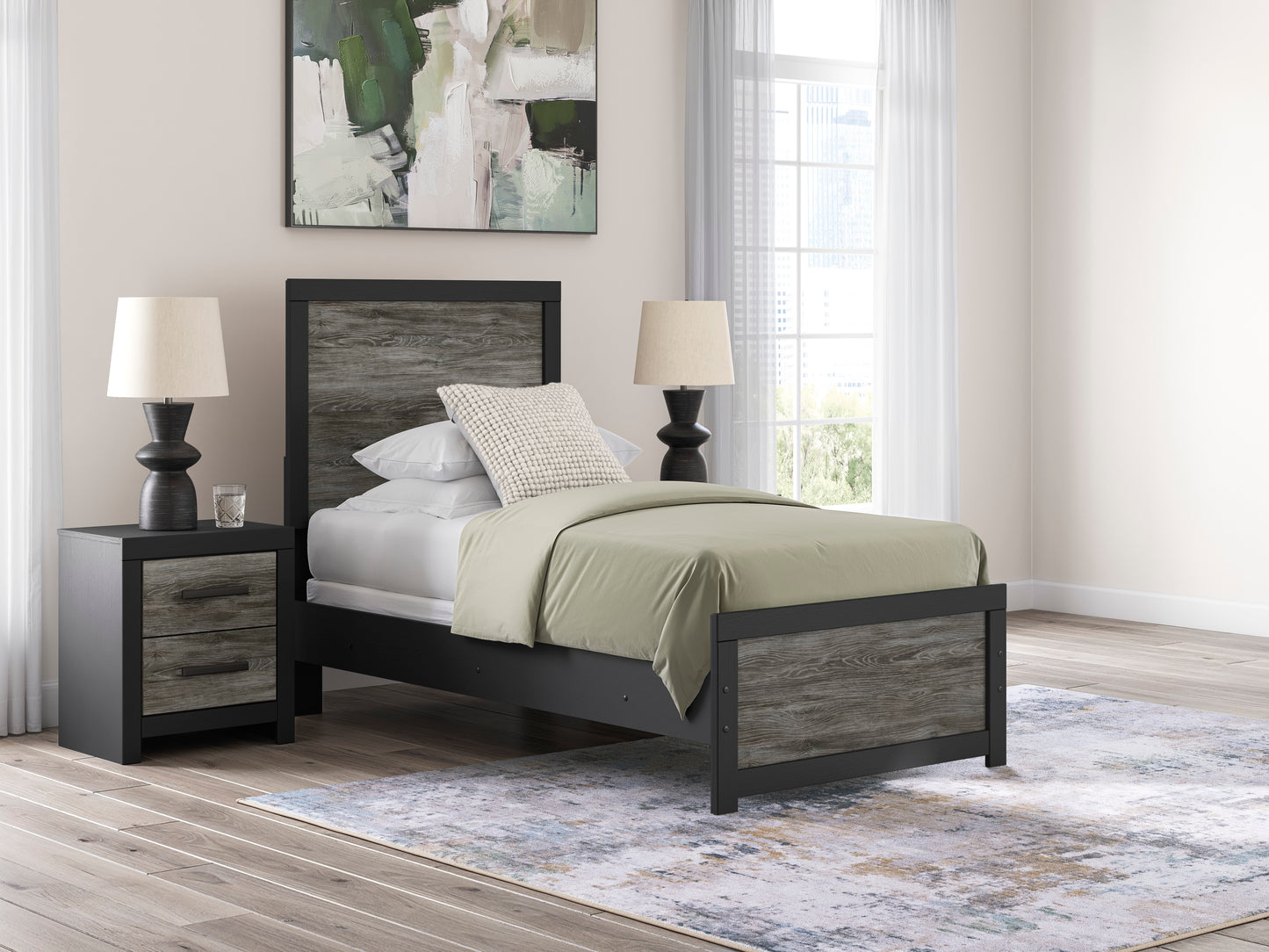 Jonnifer Twin Panel Bed
