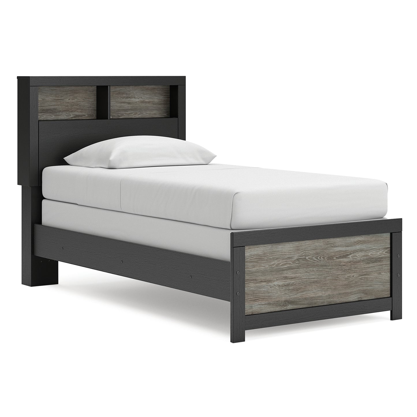 Ashley Jonnifer Bookcase Bed Twin Gray Black