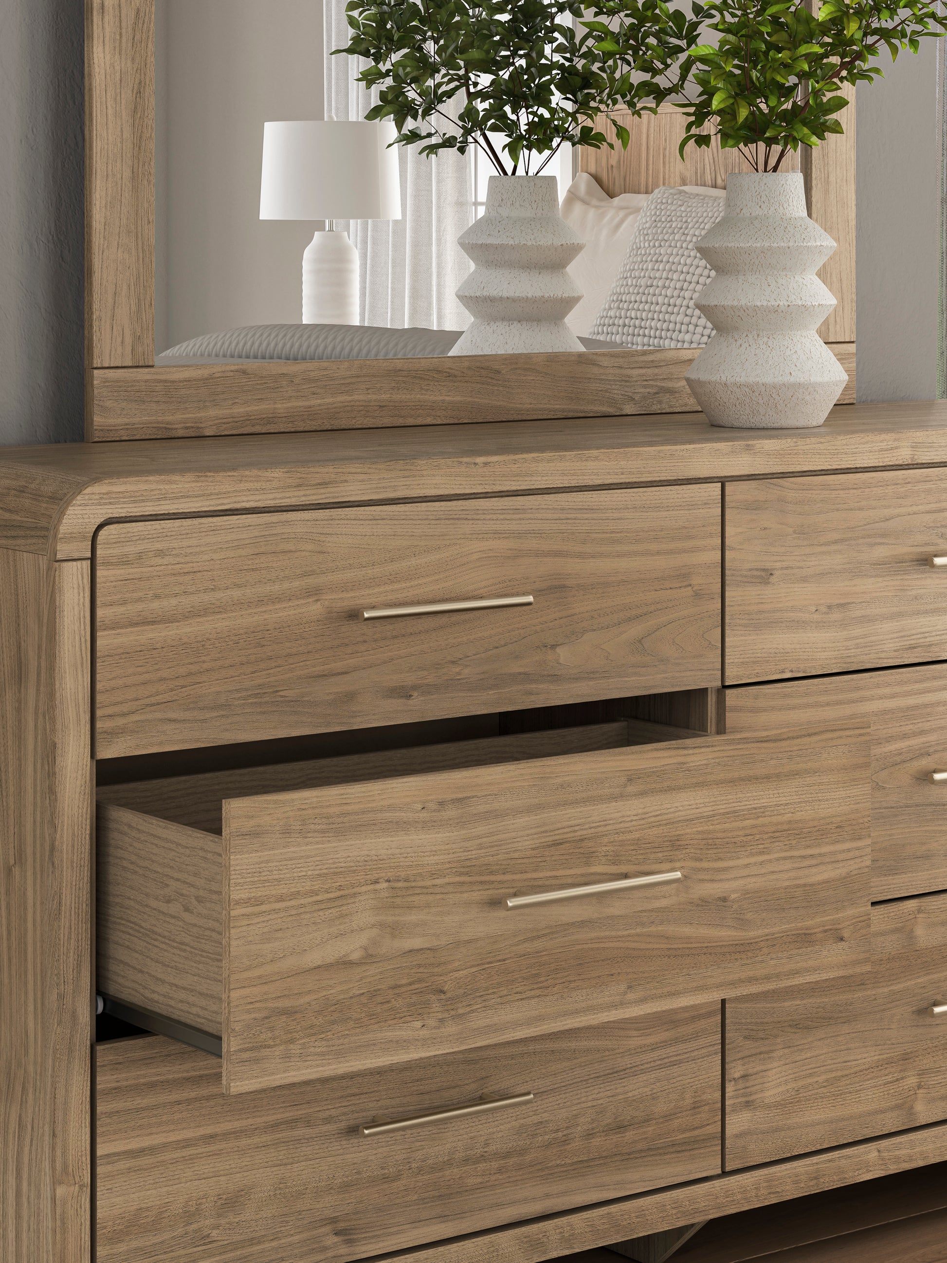 Ashley Dovander Dresser and Mirror