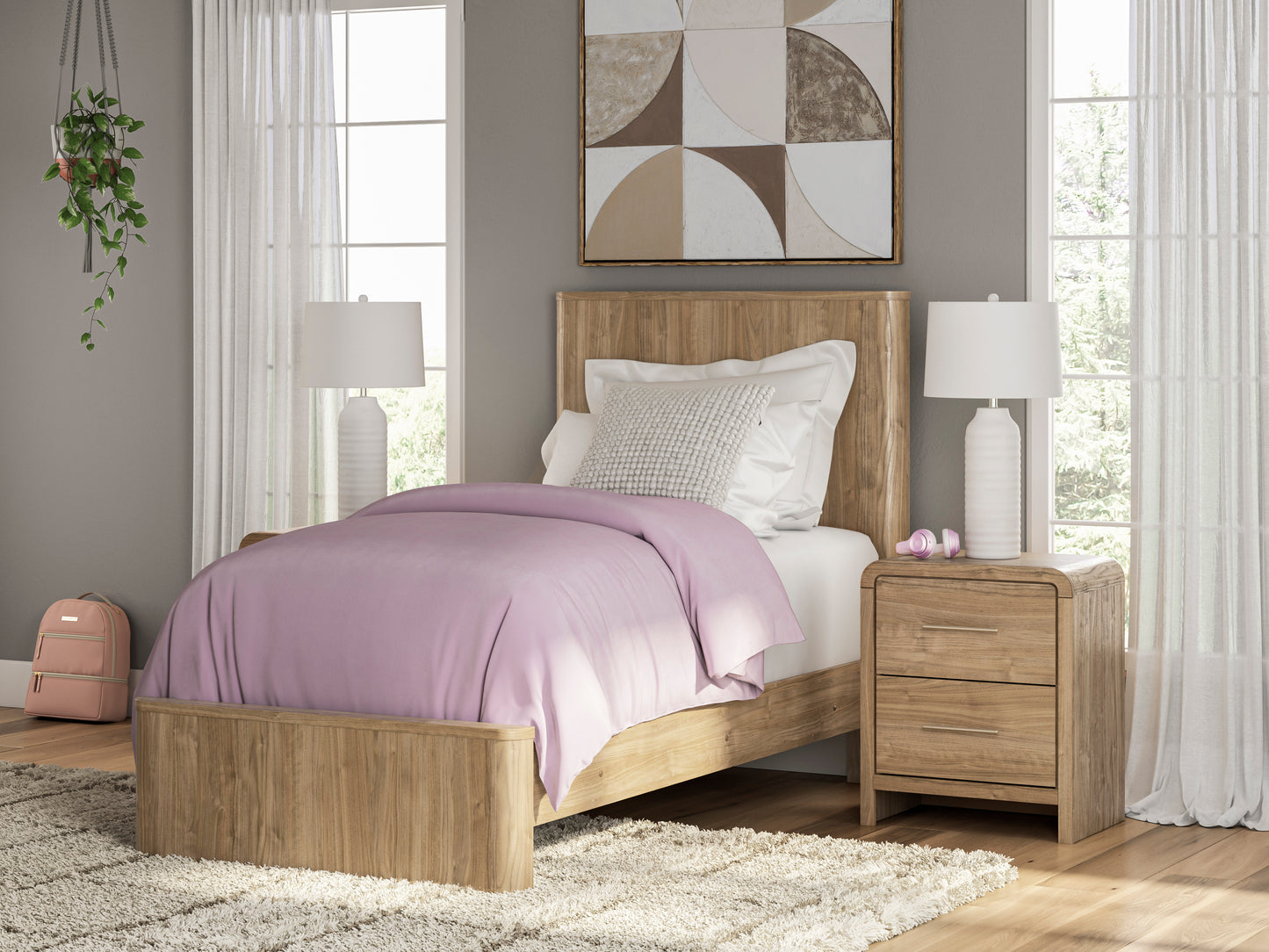 Ashley Dovander Panel Platform Bed