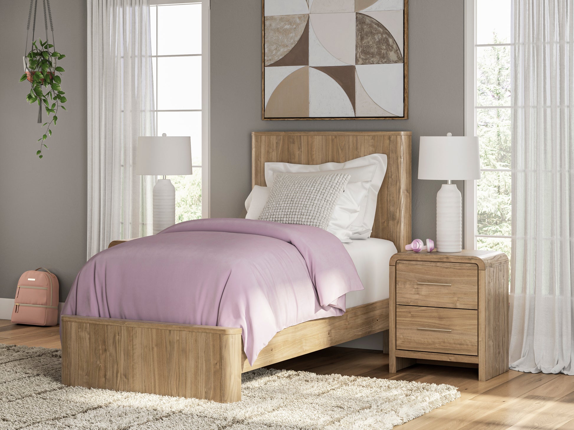 Ashley Dovander Panel Platform Bed