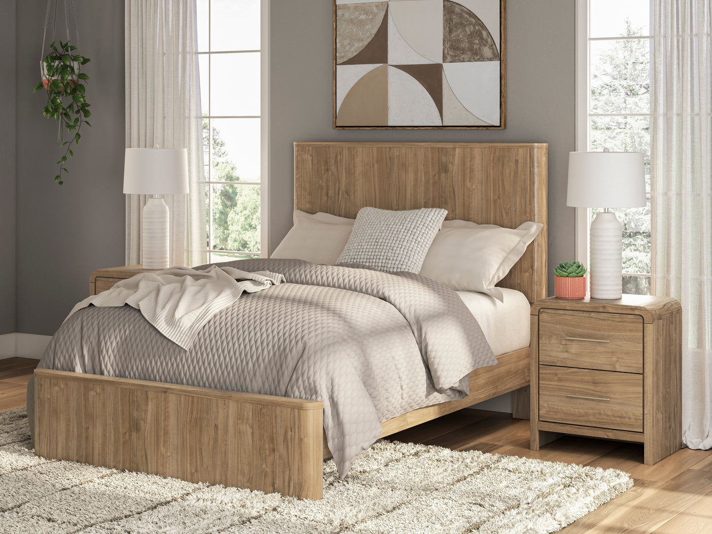 Ashley Dovander Panel Platform Bed
