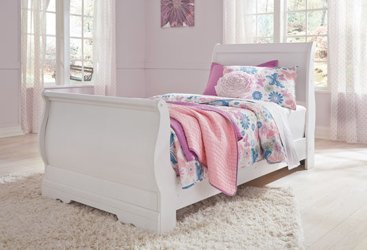 Anarasia Sleigh Bed Twin