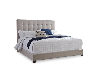 Dolante King Upholstered Bed Beige