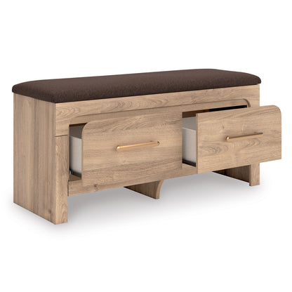 Hollymount Upholstered Bedroom Storage Bench