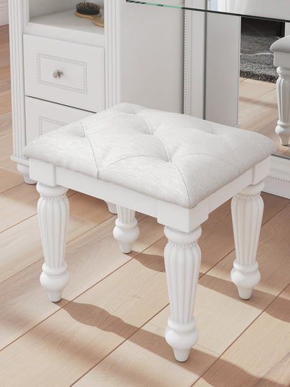 Maylilly Upholstered Vanity Stool