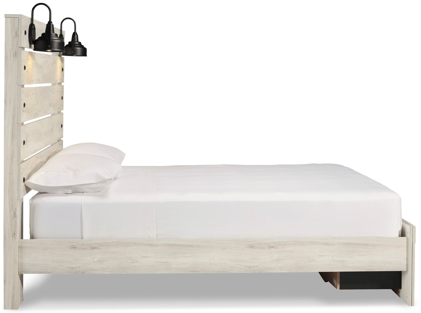 Cambeck Queen Panel Bed with 2 Storage Drawers