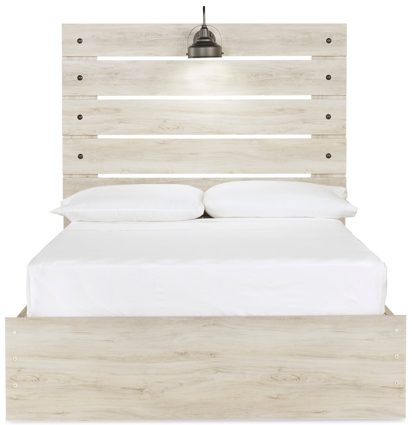 Cambeck Full Panel Bed with 2 Storage Drawers and 2 Cubbies