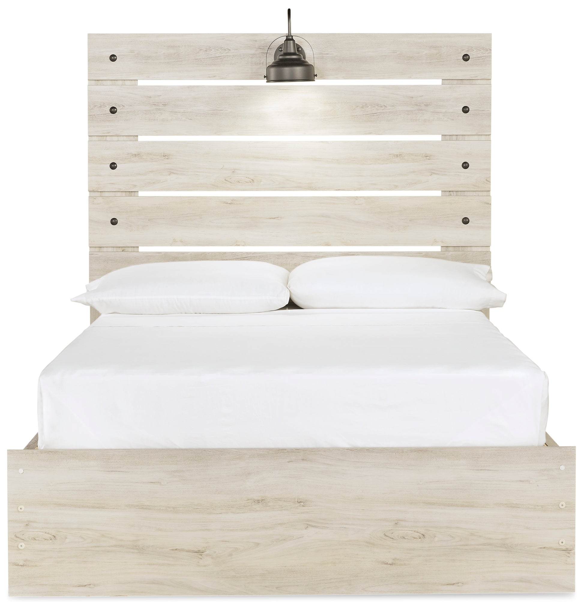 Cambeck Full Panel Bed with 2 Storage Drawers and 2 Cubbies