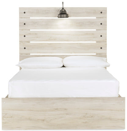 Cambeck Full Panel Bed with 2 Storage Drawers and 2 Cubbies