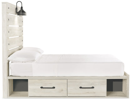 Cambeck Full Panel Bed with 4 Storage Drawers