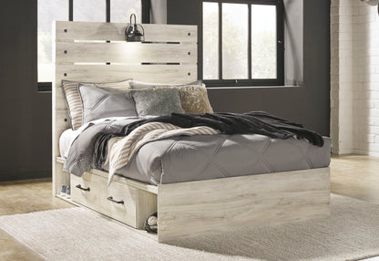 Cambeck Full Panel Bed with 4 Storage Drawers