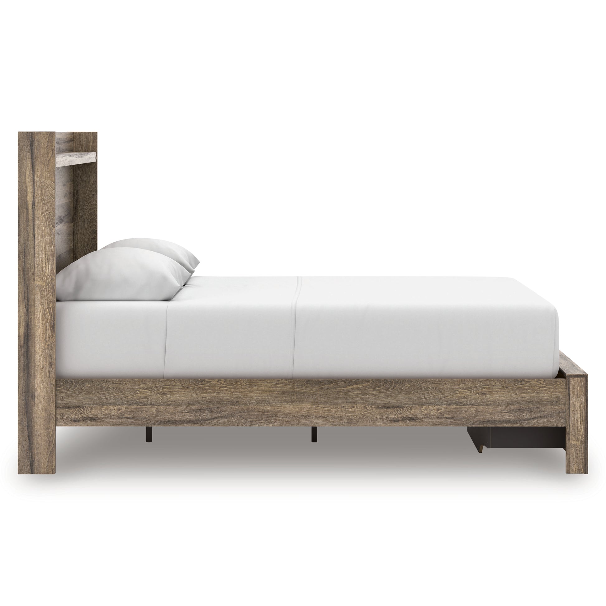 Baystorm Queen Panel Bed with 2 Storage Drawers