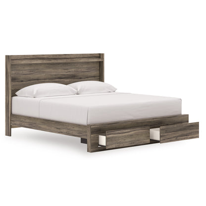 Baystorm King Panel Bed with 2 Storage Drawers
