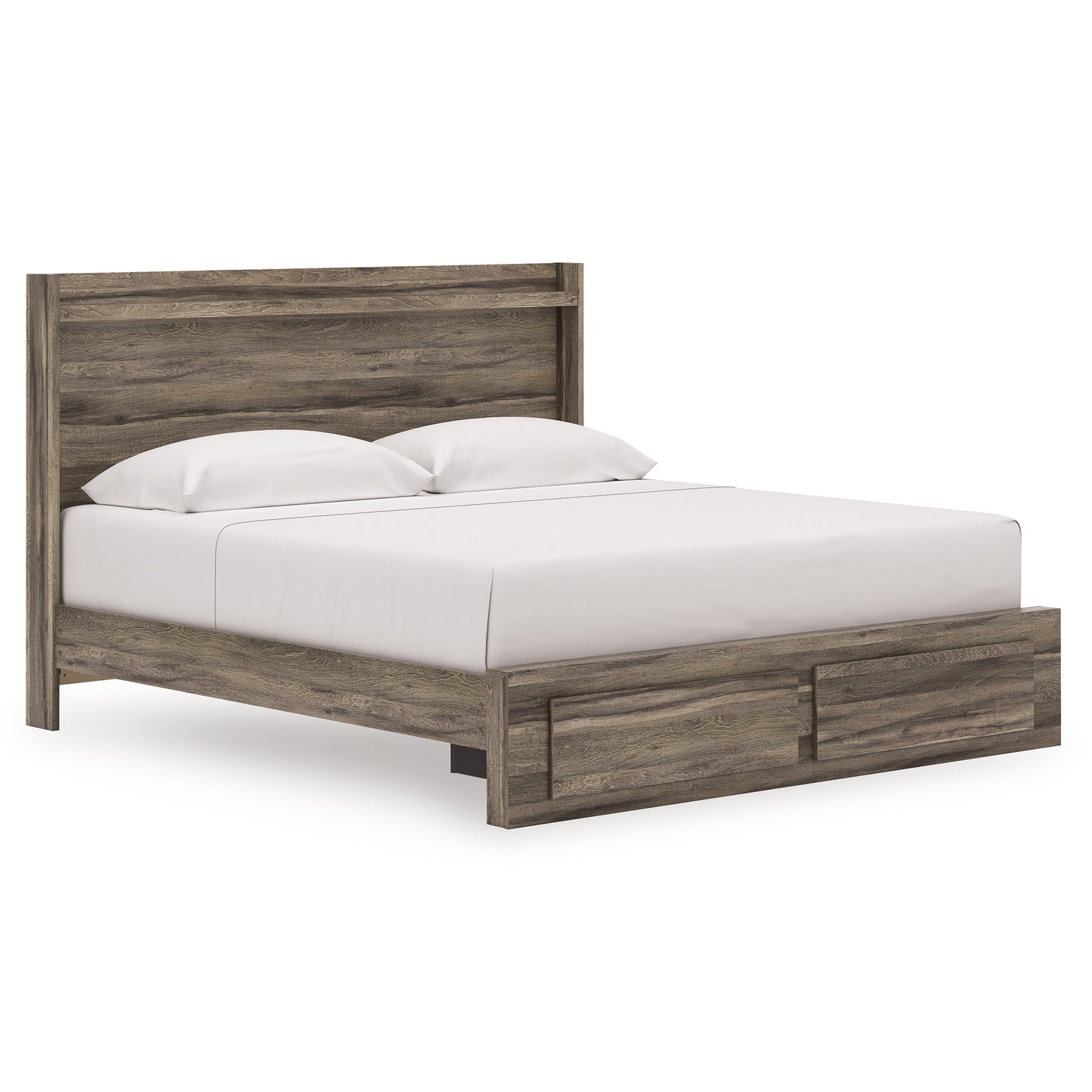 Baystorm King Panel Bed with 2 Storage Drawers