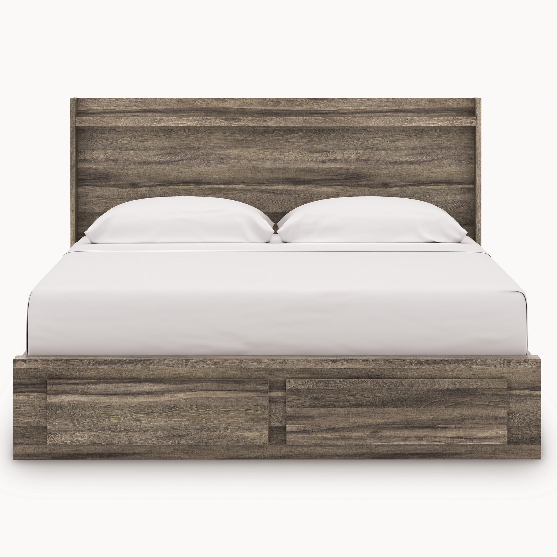 Baystorm King Panel Bed with 2 Storage Drawers