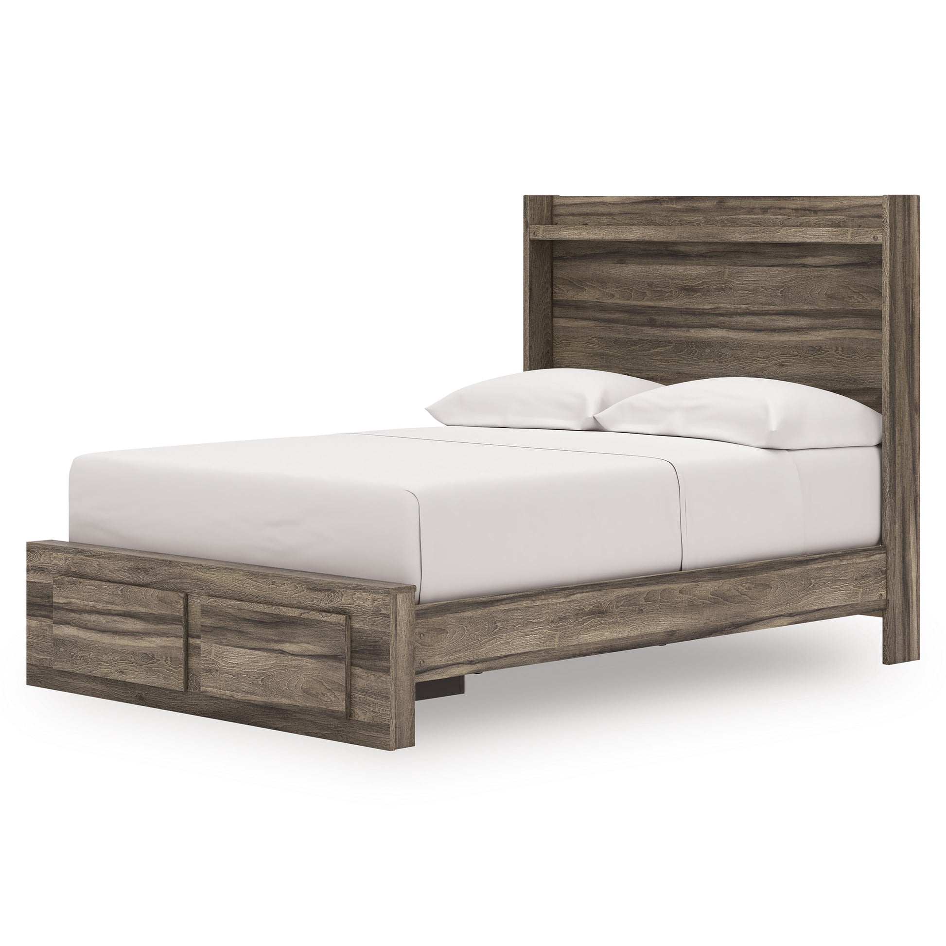 Baystorm Full Panel Bed with 2 Storage Drawers