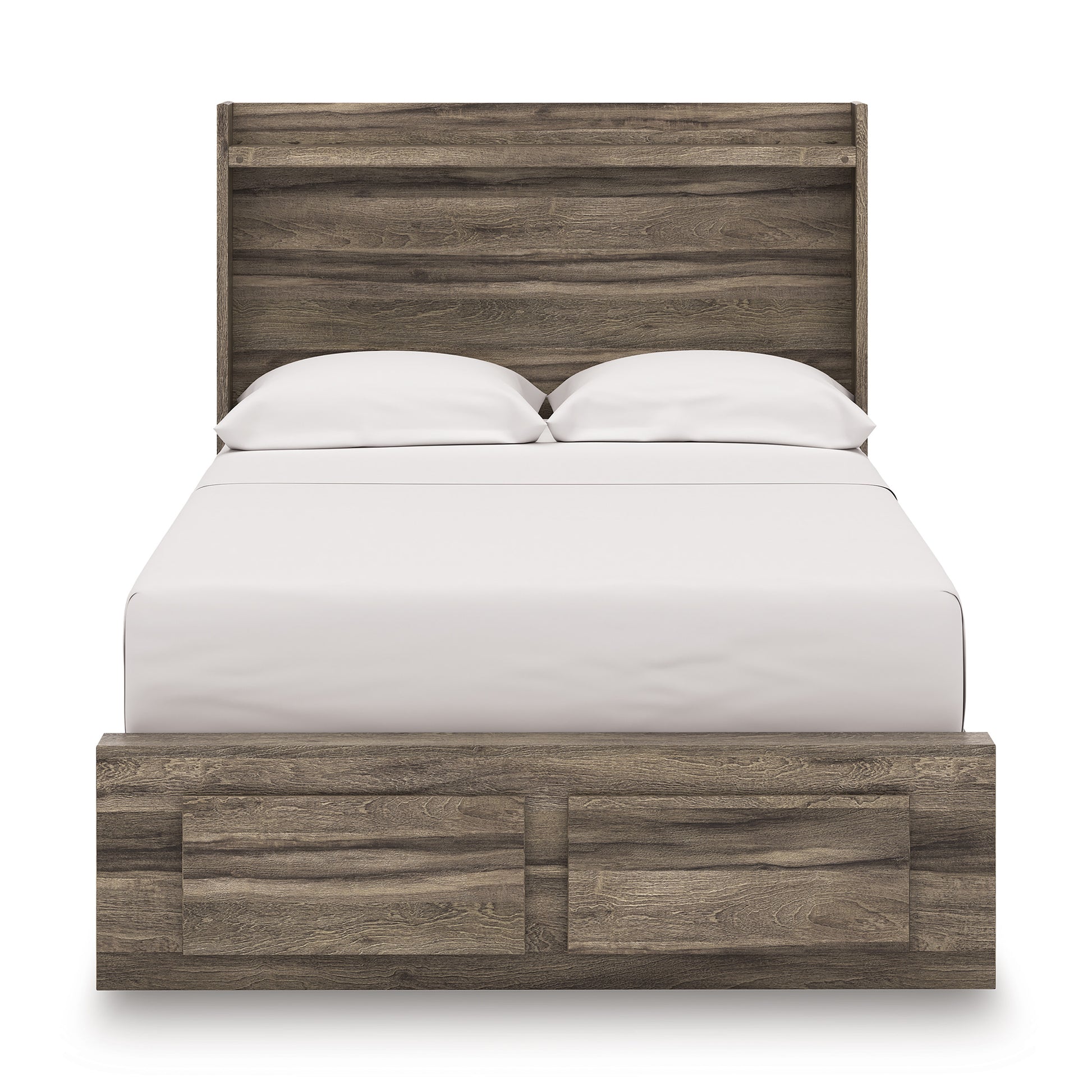 Baystorm Full Panel Bed with 2 Storage Drawers