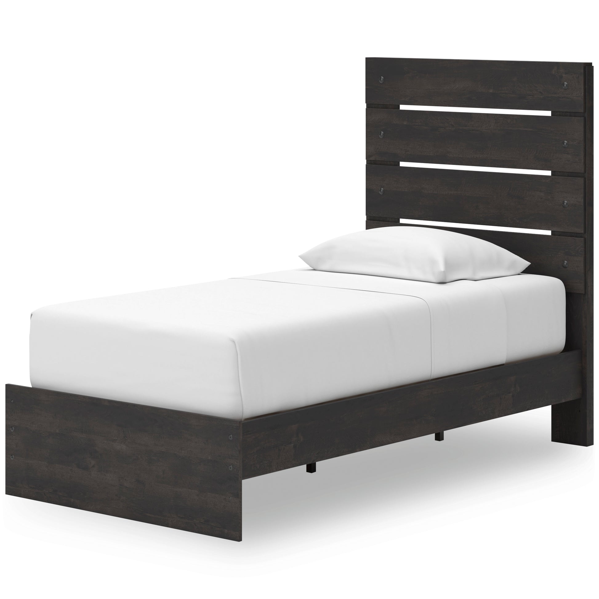 Delmorta Panel Bed with Double Storage