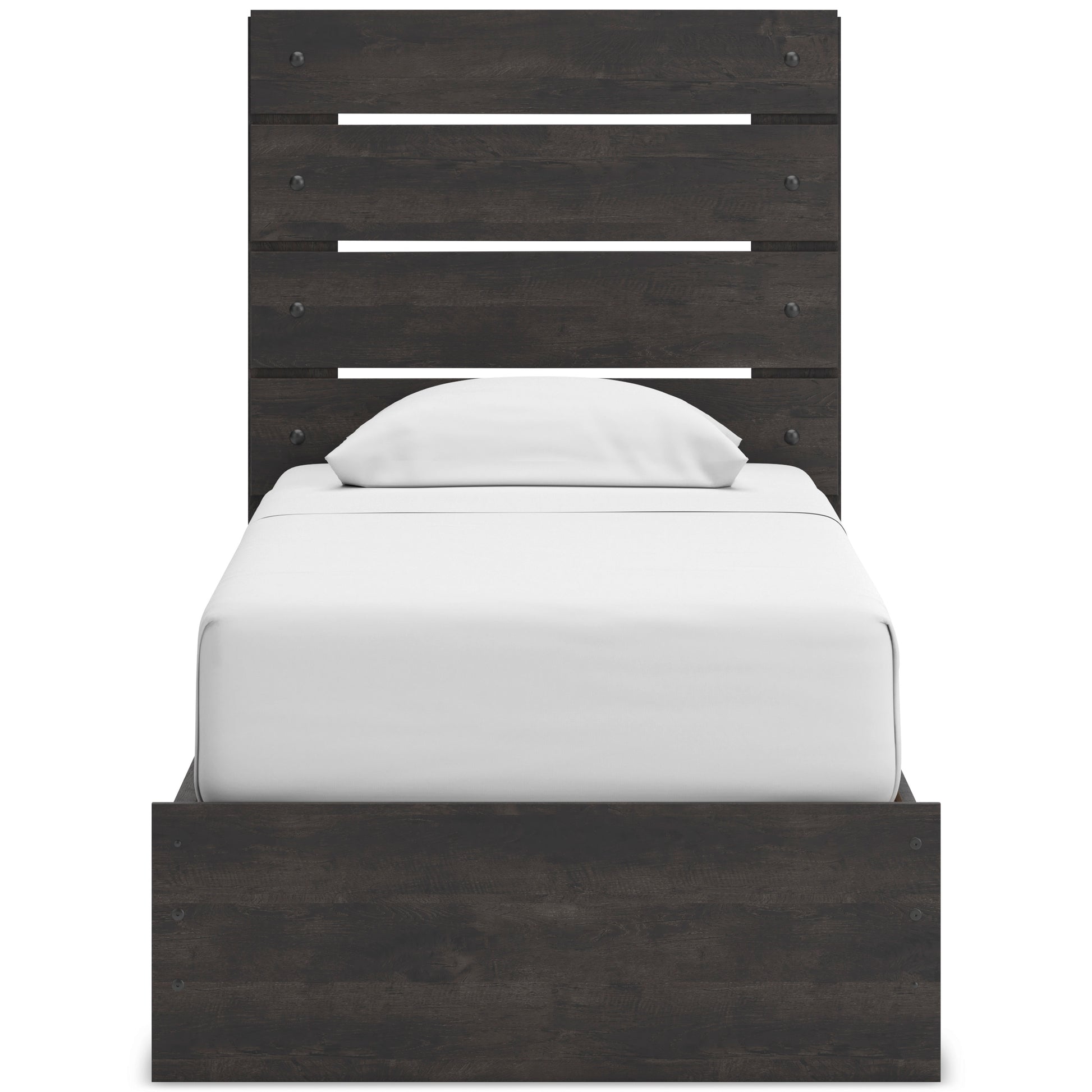 Delmorta Panel Bed with Double Storage