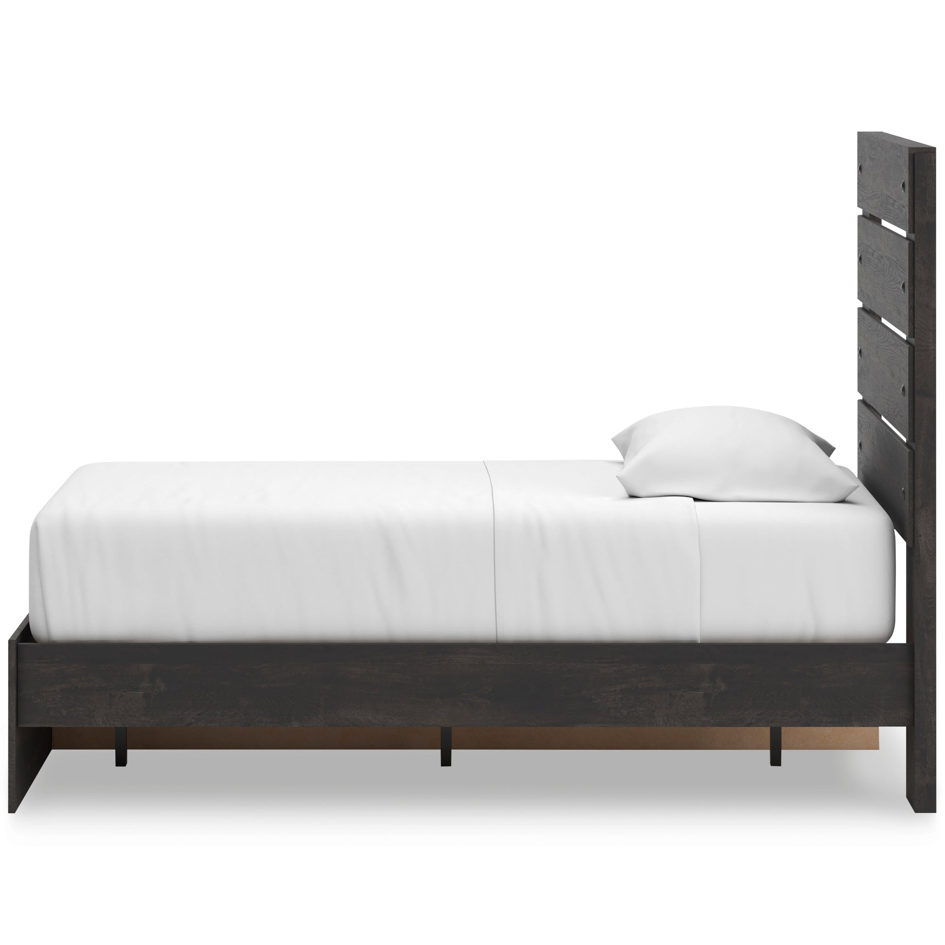 Delmorta Panel Bed with Double Storage