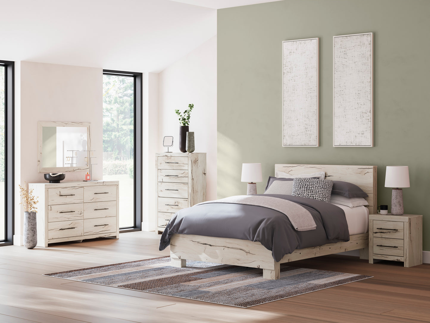 Lawroy 3-Piece Panel Bedroom Set