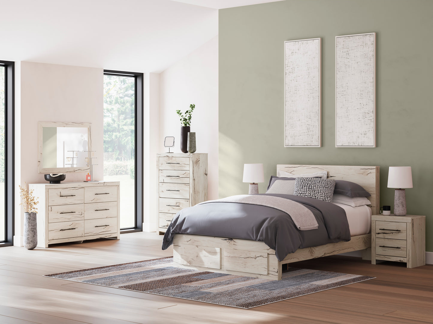 Lawroy 3-Piece Full Panel Storage Bedroom Set