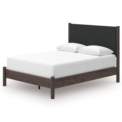 Cadmori Upholstered Panel Platform Bed