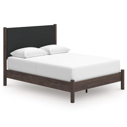 Cadmori Upholstered Panel Platform Bed Queen